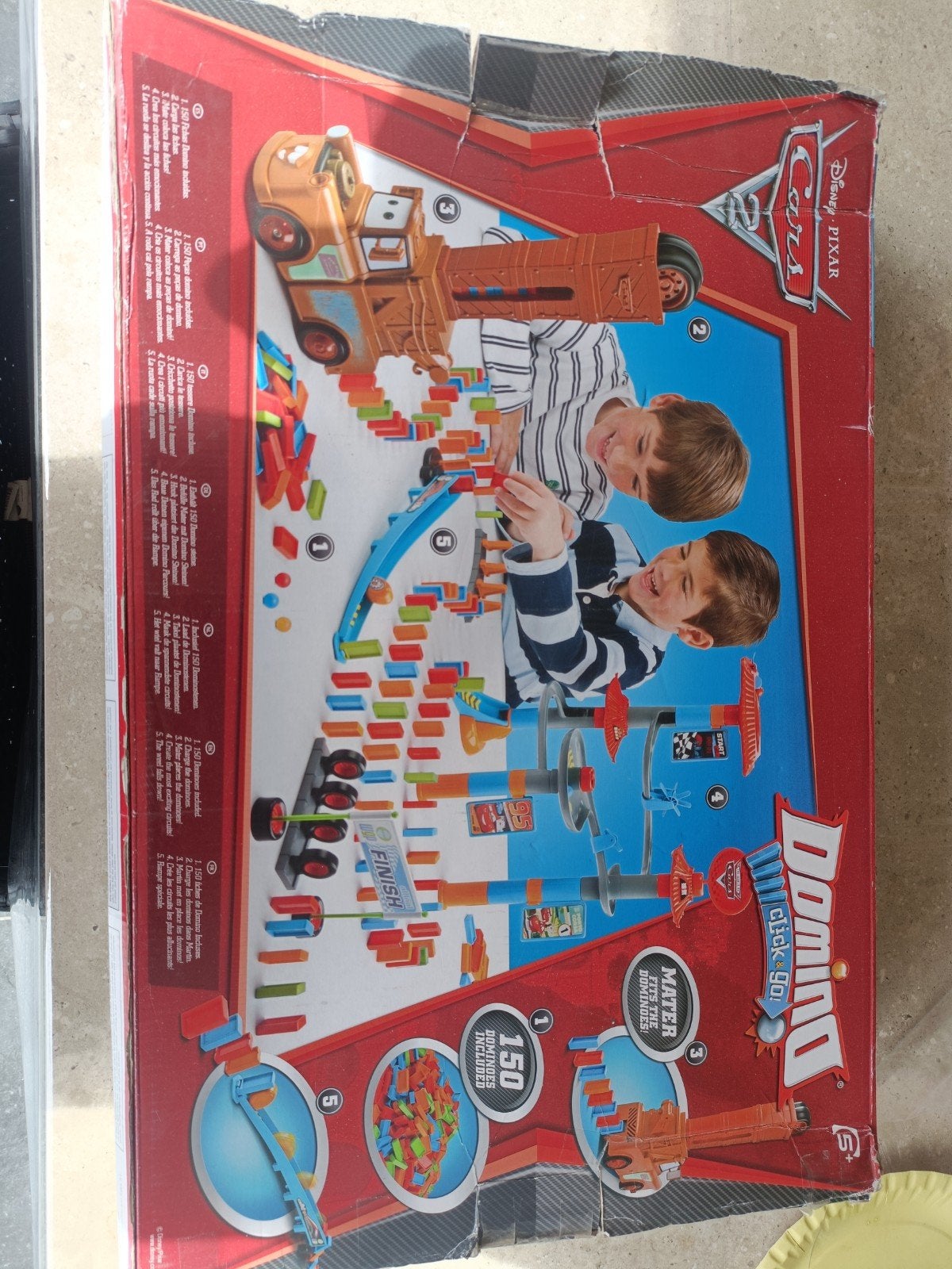 Disney Pixar Cars Domino Click & Go Spel, Ophalen of Verzenden