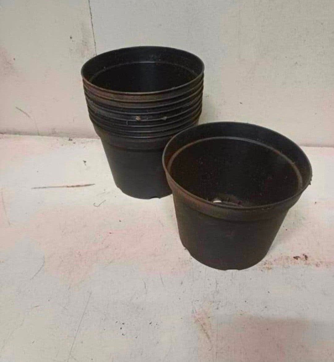 Kweekpotten plantenpotten bloempotten, Kunststof, Gebruikt, Rond, Ophalen of Verzenden