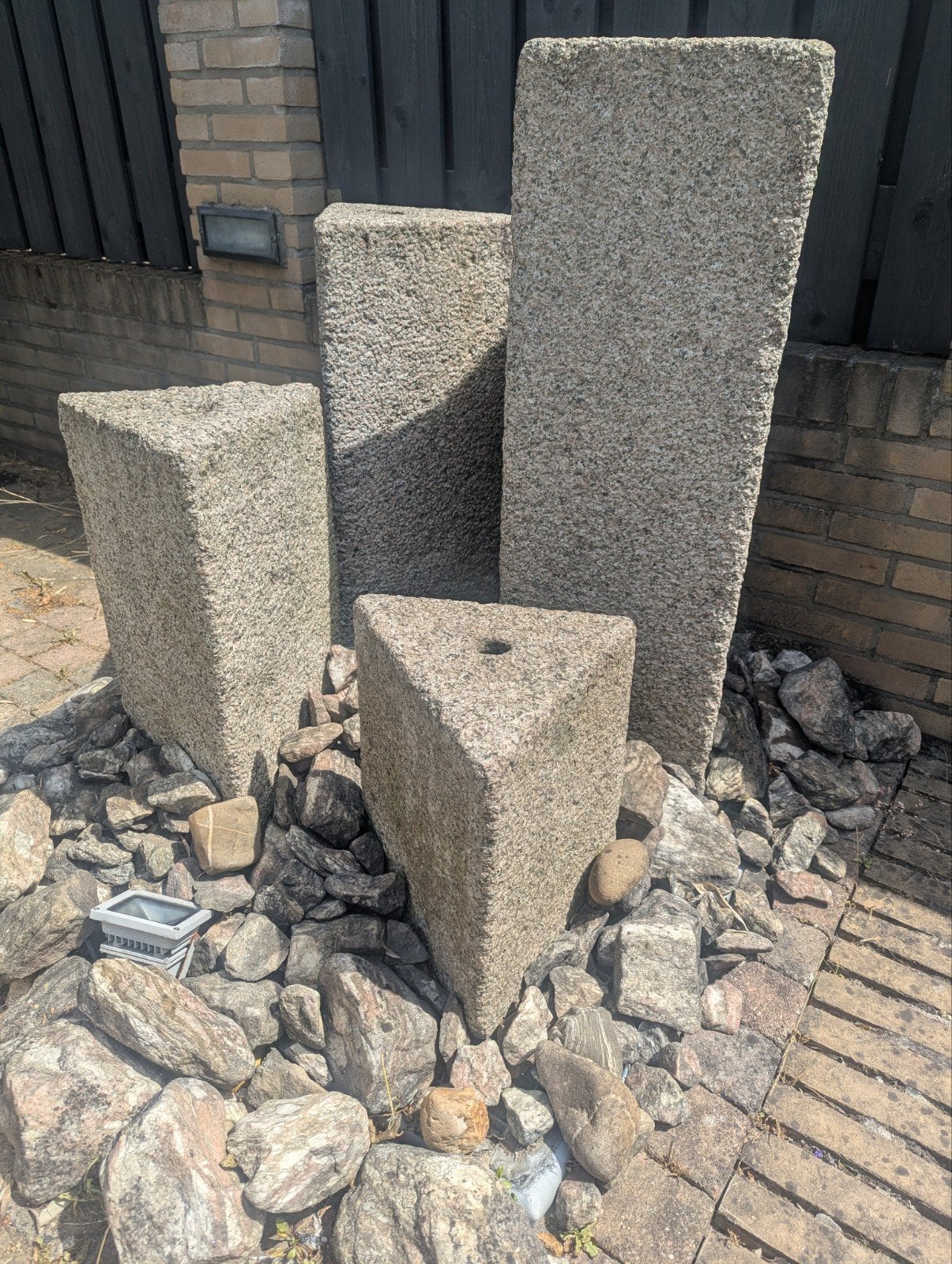 Gratis zuilen waterpartij, Ophalen, Gebruikt, Beton, Waterornament