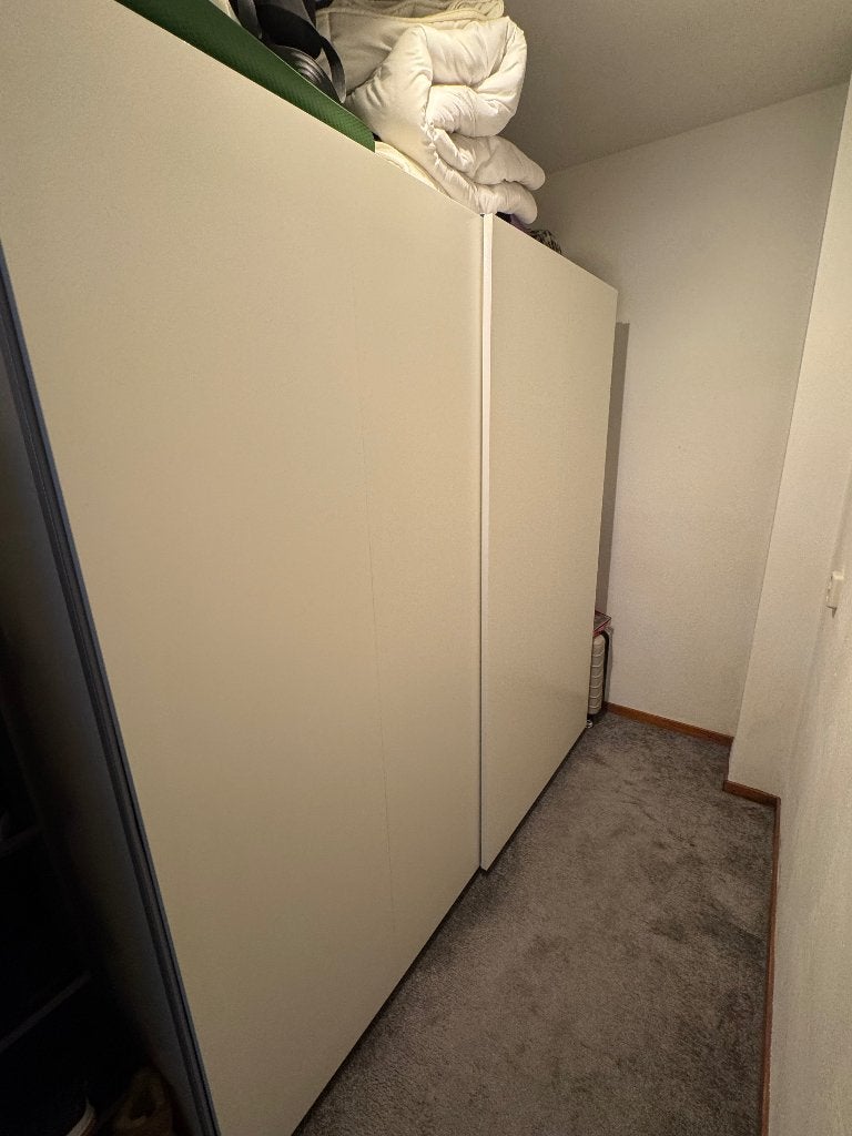IKEA PAX kledingkast – wit – schuifdeuren, 200 cm of meer, Zo goed als nieuw, 200 cm of meer, 50 tot 75 cm