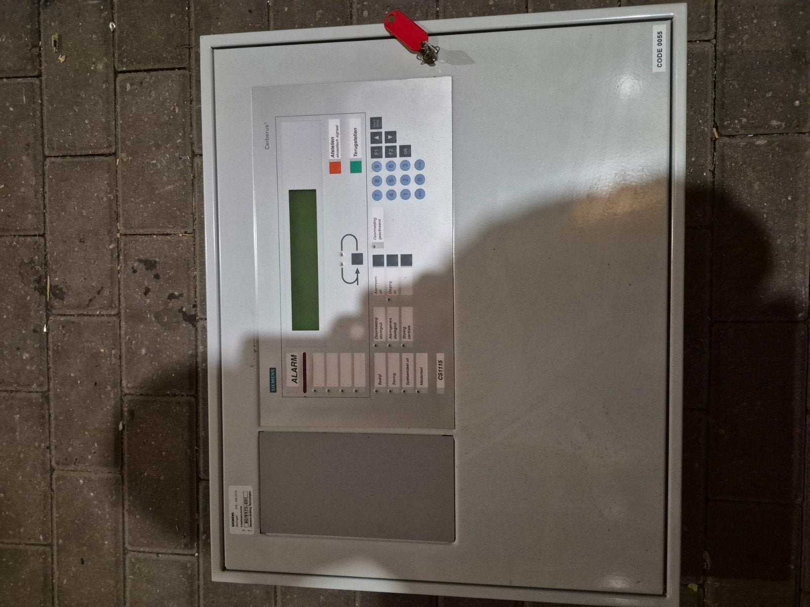 Siemens Cerberus CS 1115 Brandmeldcentrale, Doe-het-zelf en Verbouw, Alarmsystemen, Ophalen