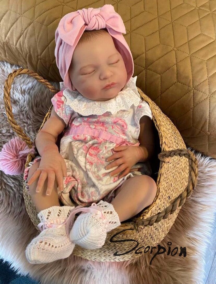 Reborn baby LAURA Levensecht, Ophalen, Nieuw, Babypop, Levensecht of Reborn