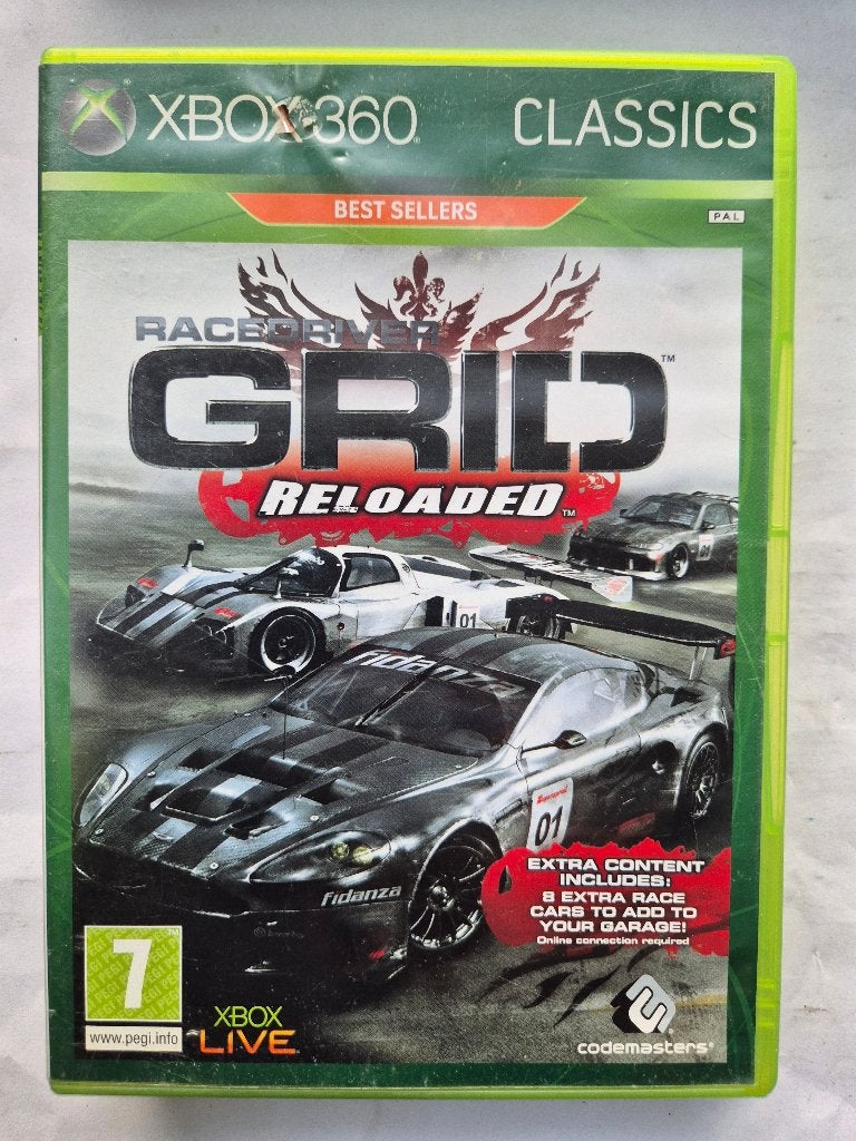 GRID reloaded, Gebruikt, 1 speler, Racen en Vliegen, Ophalen of Verzenden