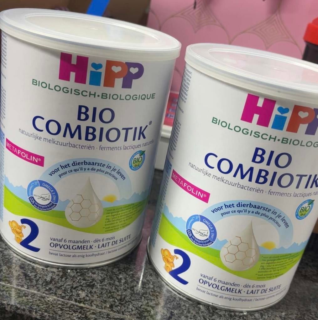 HIPP Bio Combiotik Opvolgmelk 2 (2x nieuw), Ophalen of Verzenden, Nieuw, Overige typen