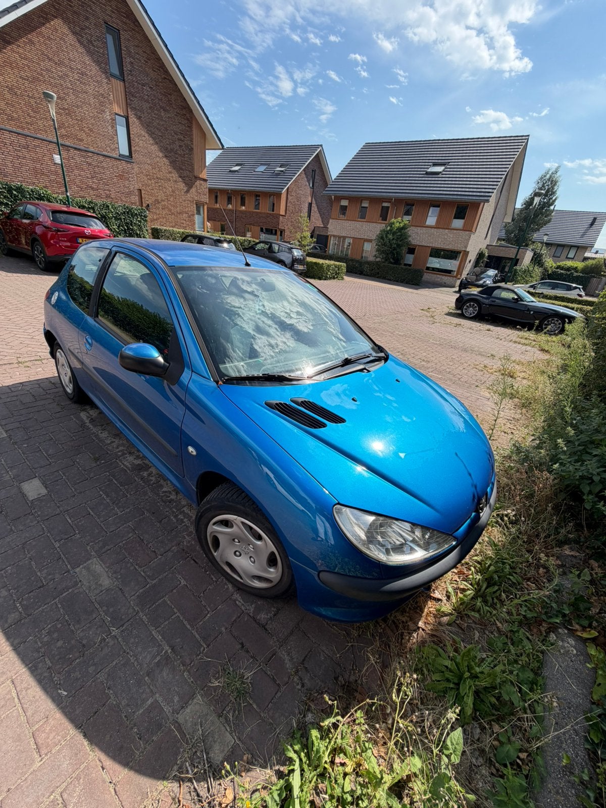 Peugeot 206 1.4 X-line 3D 2005 Blauw, Auto's, Peugeot, Voorwielaandrijving, 31 €/maand, 4 cilinders, Blauw
