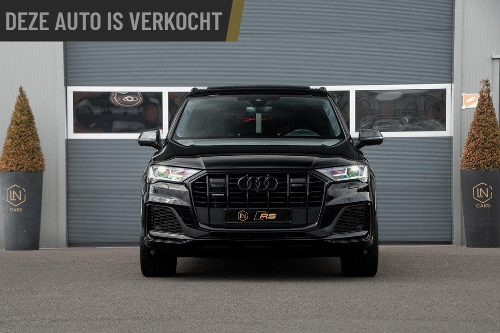 Audi Q7 55 TFSIe quattro S Line|Massage|HUD|PANO|Alcantara, Automaat, Gebruikt, 2995 cc, Met garantie (alle)