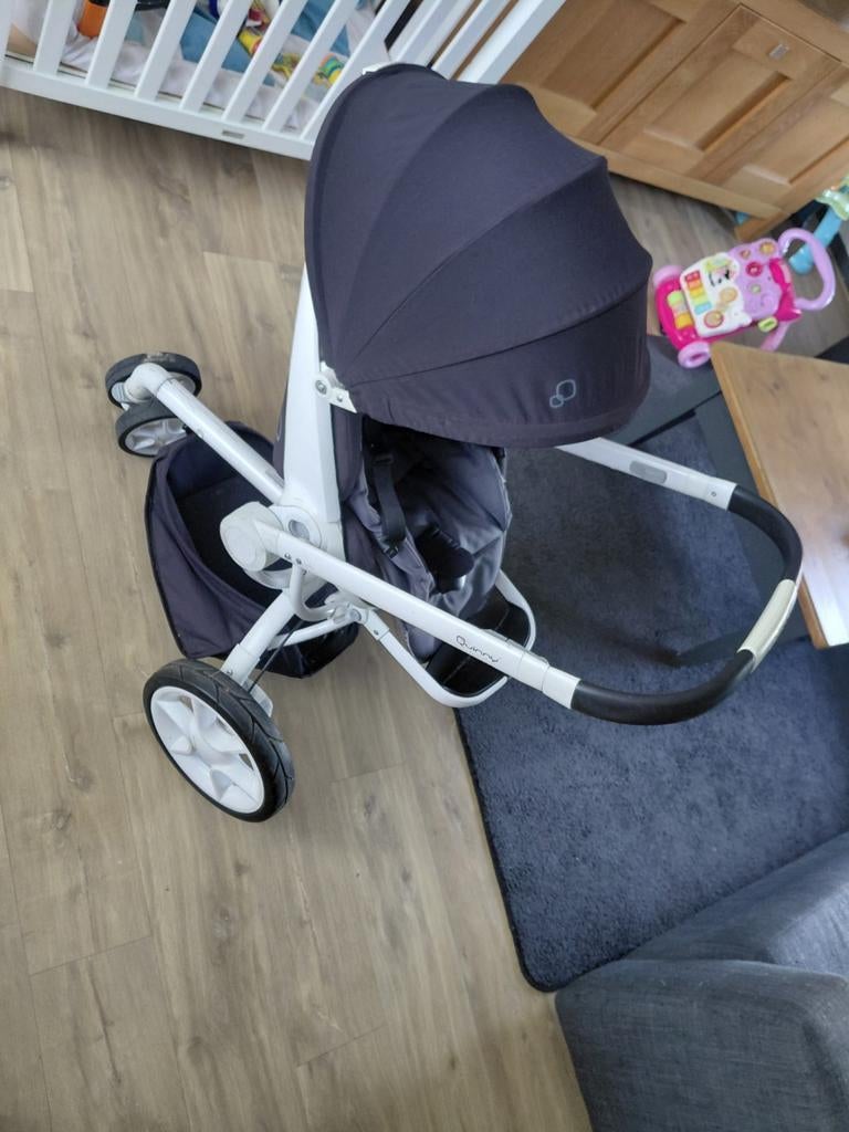 Quinny Kinderwagen Zapp Flex Plus Combiwagen - Zwart/Wit, Kinderen en Baby's, Ophalen, Gebruikt, Quinny, Combiwagen