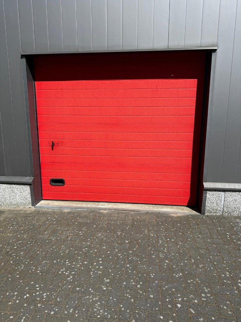 Sectionaaldeur elektrisch met elektromotor, Ophalen, Gebruikt, Garagedeur, Metaal