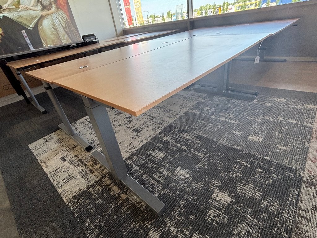Gispen Outlet zit-zit bureau 160 x 80 cm, Huis en Inrichting, Ophalen, Gebruikt