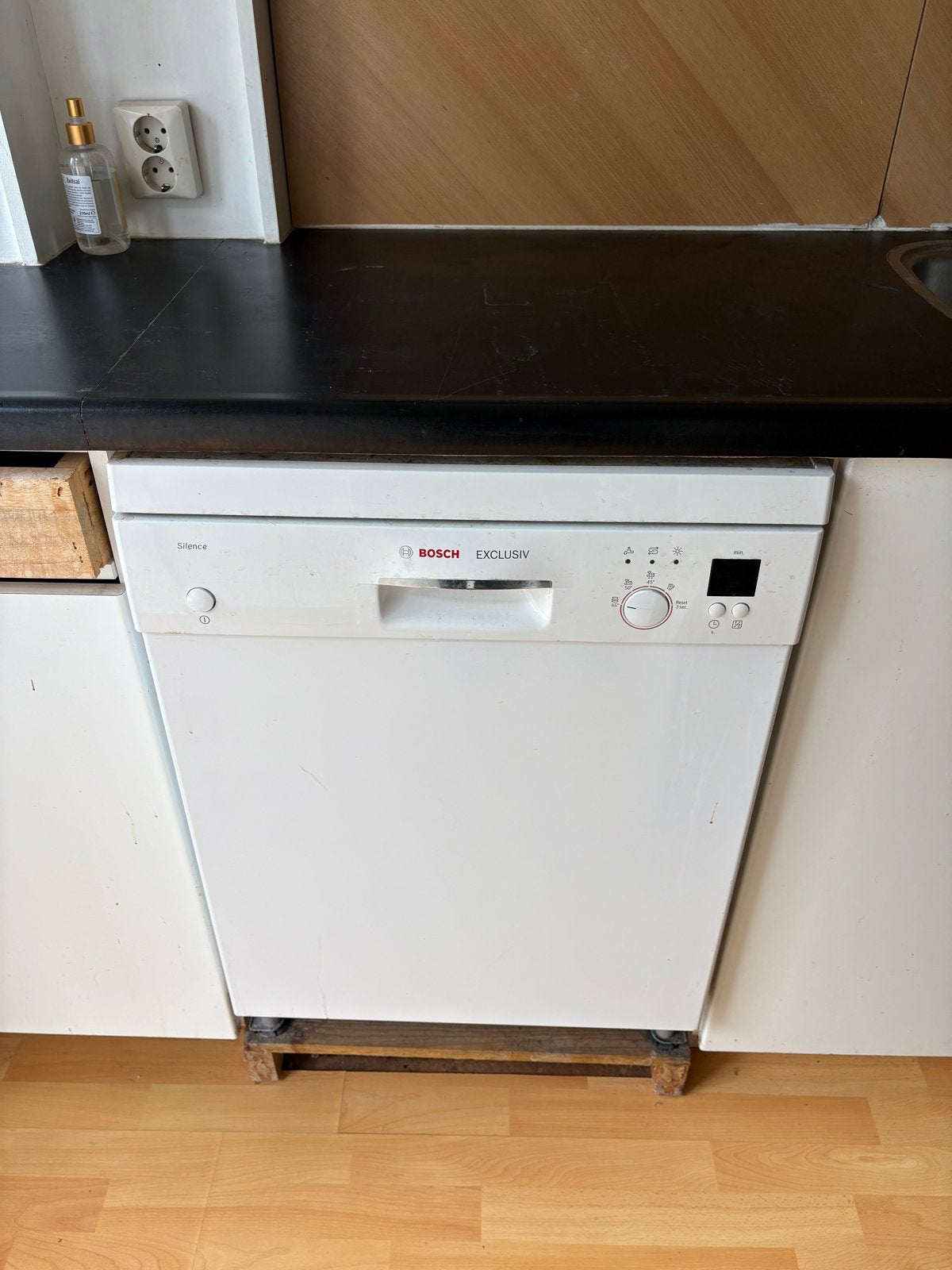 Bosch Exclusiv Silence Vaatwasser - Wit, Ophalen, Gebruikt, 60 cm of meer, Eco programma