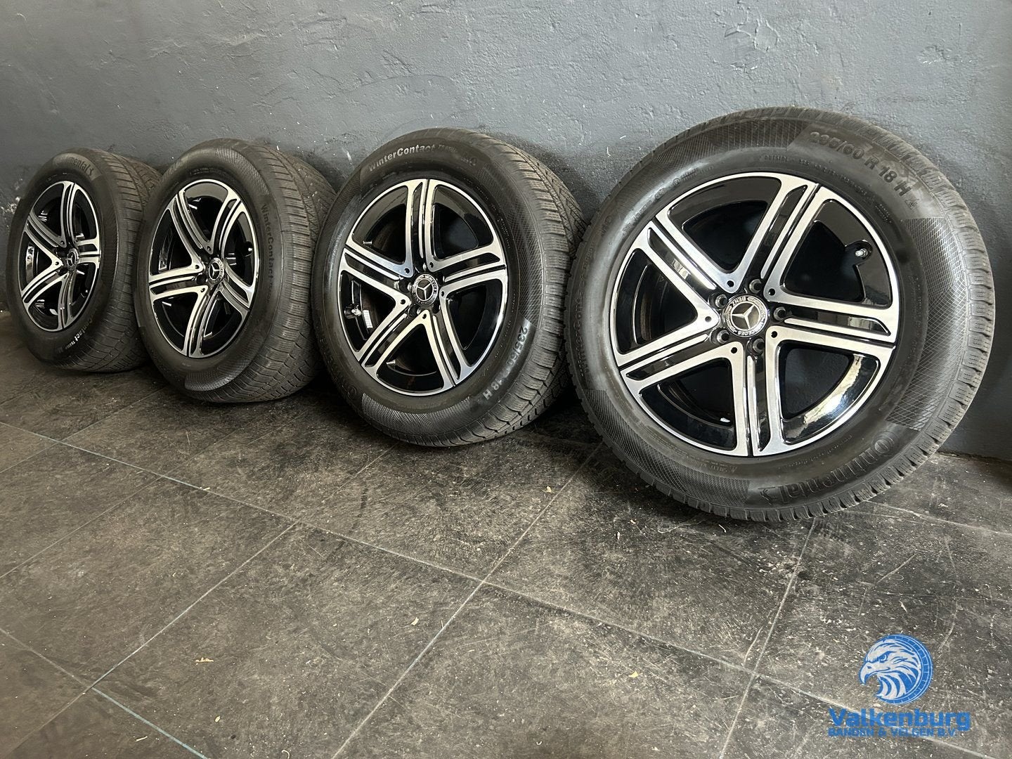 9-10mm! Originele Mercedes GLC W254 X254 C254 18 inch zwarte