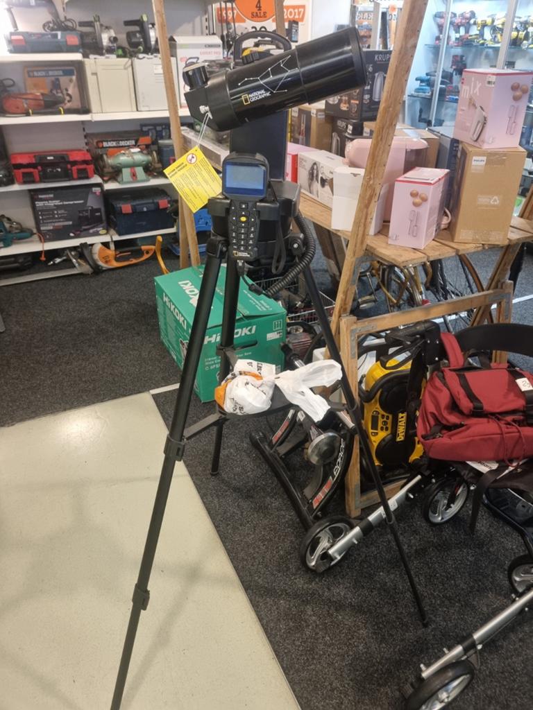 National Geographic Telescoop 70/350 Statief en Controller, Audio, Tv en Foto, Optische apparatuur | Telescopen, Ophalen, Gebruikt