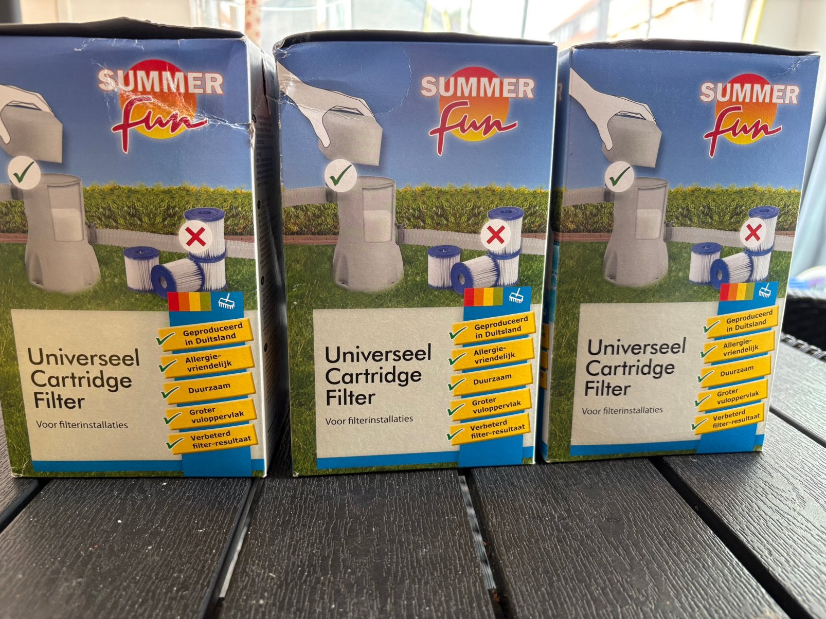 Summerfun universeel cartridge filters, Ophalen of Verzenden, Zo goed als nieuw, Filter