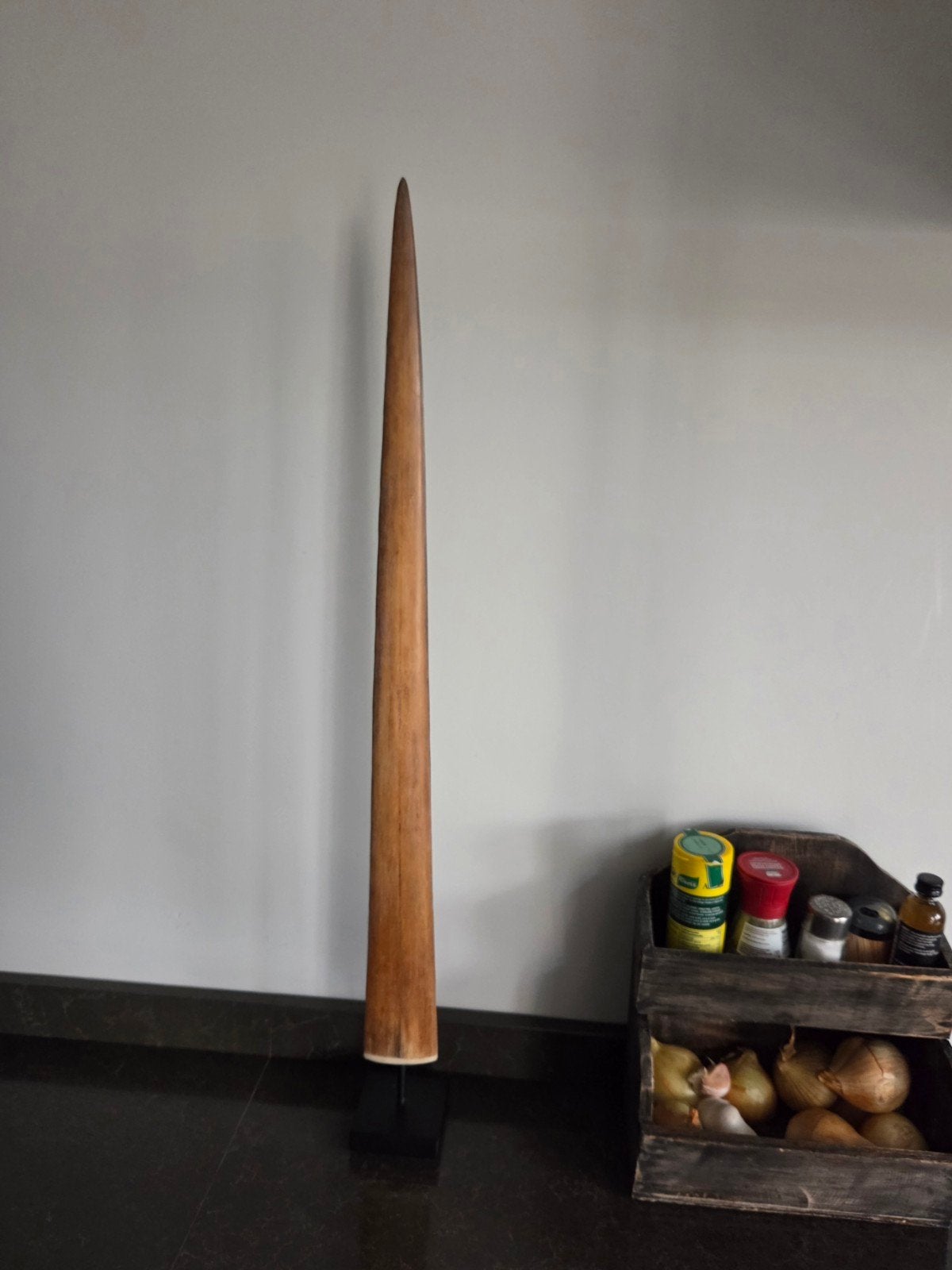 Zwaardvistand op voet 71,5 cm decoratie ornament, Ophalen of Verzenden