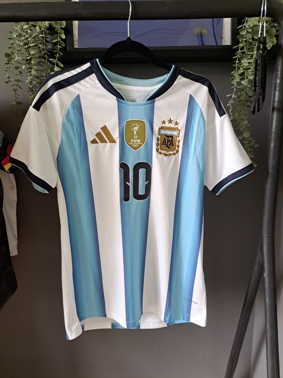 Argentinië Thuisshirt WK 2026 Messi #10 Maat M, Maat 48/50 (M), Wit, Ophalen of Verzenden, Zo goed als nieuw