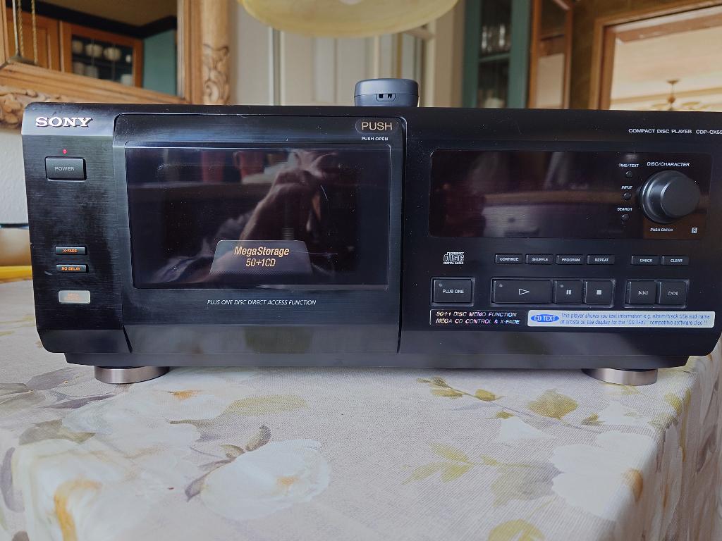 Sony cd wisselaar CDP-CX55, Audio, Tv en Foto, Cd-spelers, Ophalen of Verzenden, Gebruikt, Sony, Wisselaar