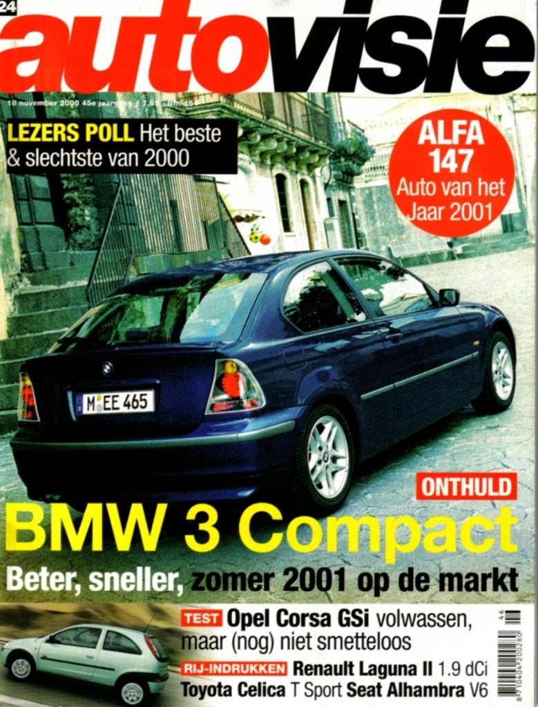 Autovisie test Opel Corsa 1.8-16V GSi November 2000, Ophalen of Verzenden, Gelezen, Opel