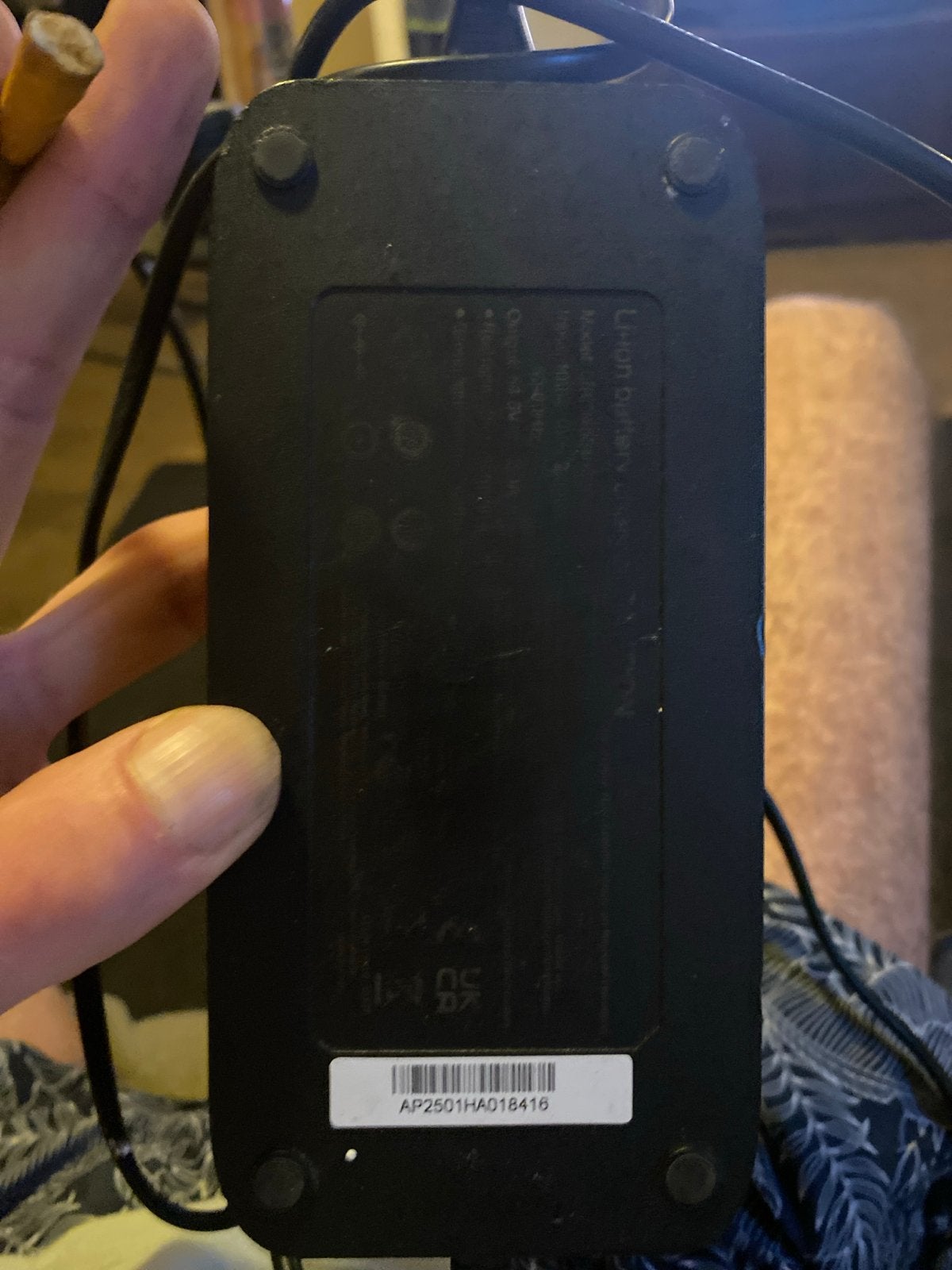 Oplader voor elektrische step/fiets (AP2501HA018416), Ophalen of Verzenden, Gebruikt