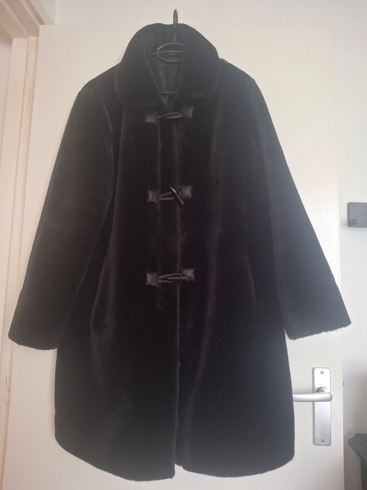 Bontjas van C&A, maat XL, Verzenden, Zwart, Maat 46/48 (XL) of groter, Zo goed als nieuw