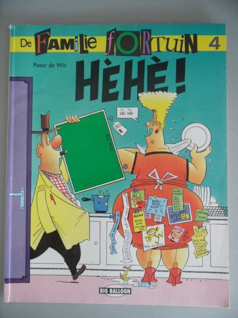 De familie Fortuin. Nr 4. Hehe. 1992., Eén stripboek, Ophalen of Verzenden, Gelezen