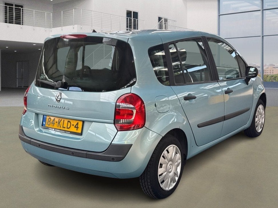 Renault Grand Modus 1.2-16V Expression 72.700 km +NAP NL-aut, Stof, Gebruikt, Zwart, 4 cilinders