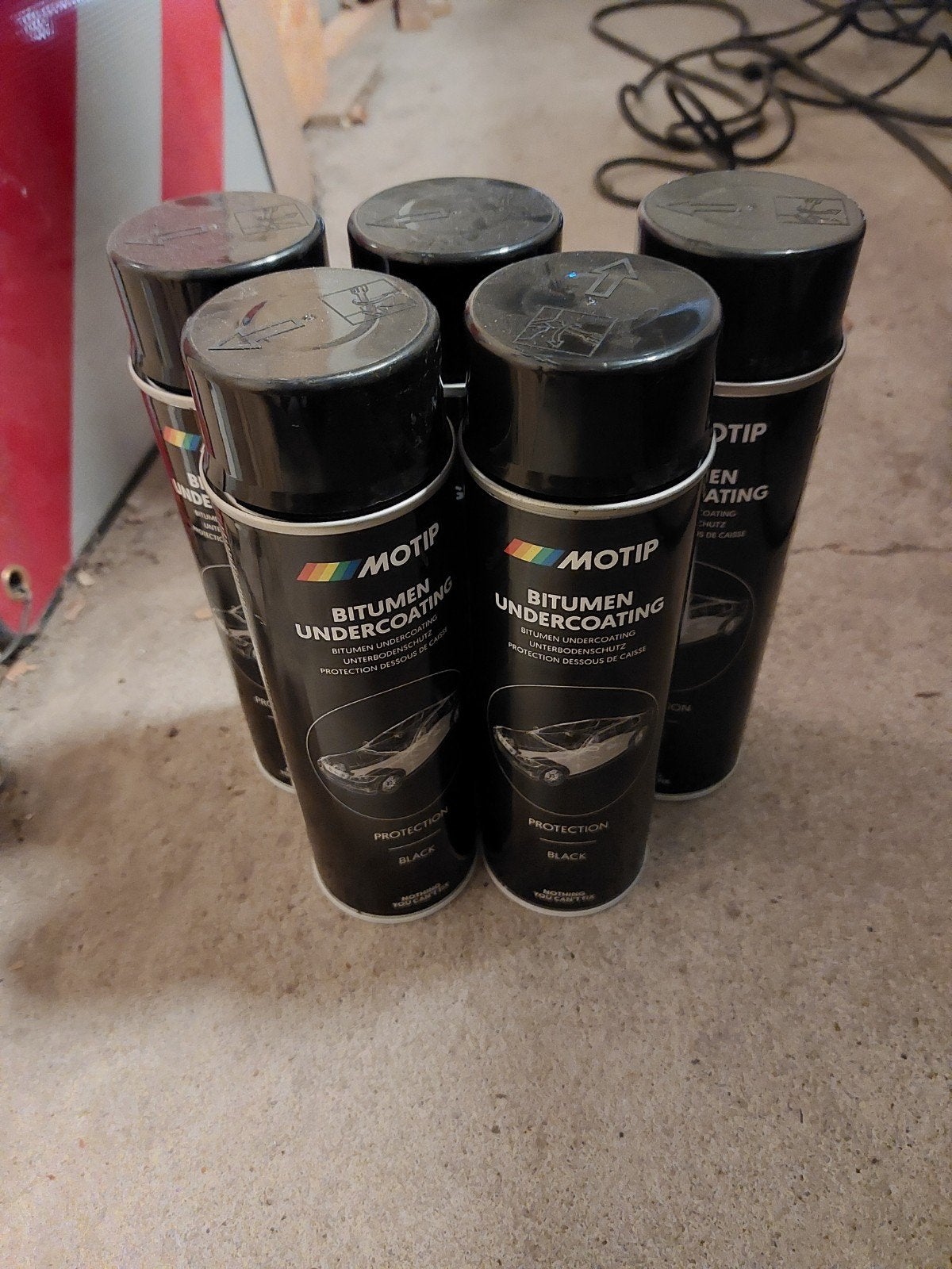 Motip Bitumen Undercoating Zwart - Bescherming voor Auto, Ophalen of Verzenden, Nieuw, Universele onderdelen