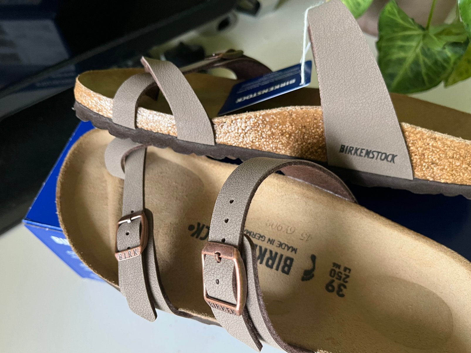 Nieuwe Birkenstock Mayari Mocca Sandalen - Maat 39 smal, Ophalen of Verzenden, Nieuw, Bruin, Sandalen of Muiltjes