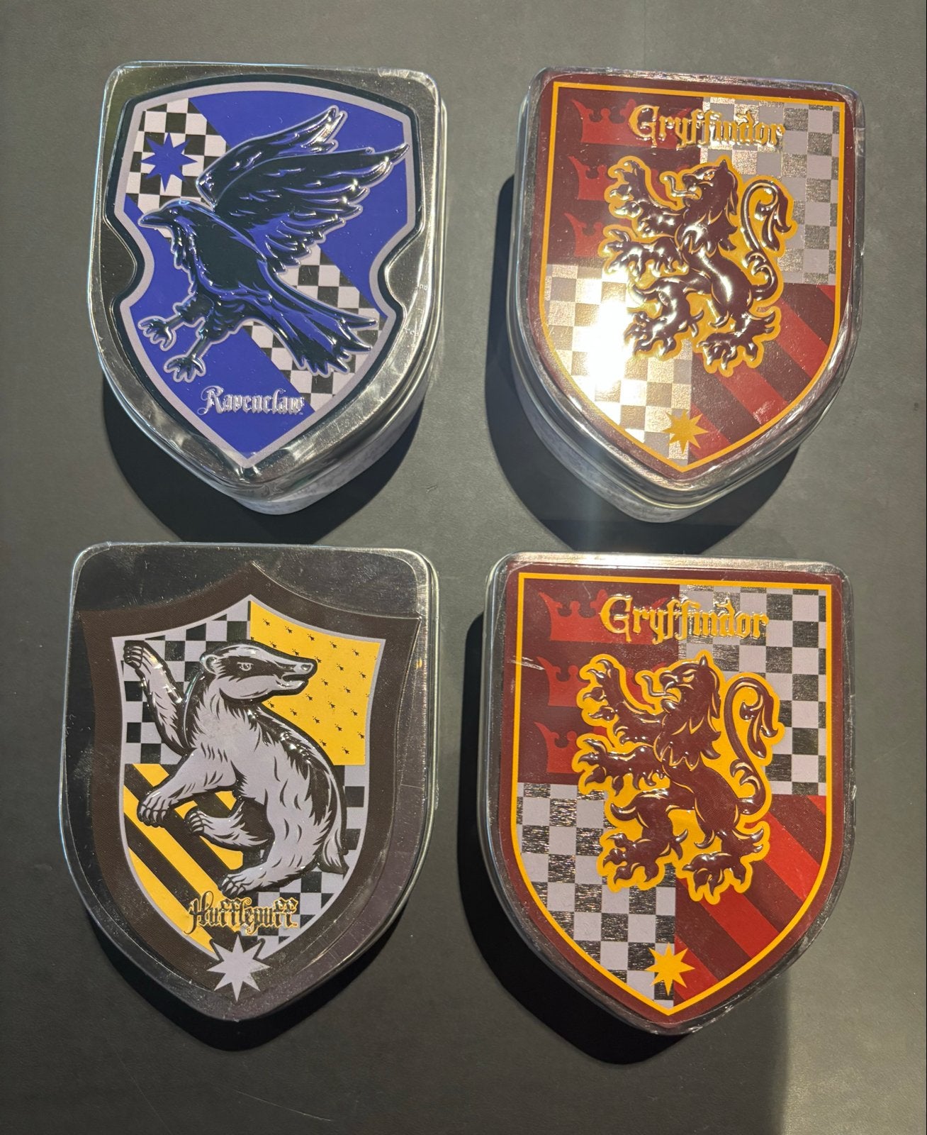 Harry Potter Jelly Beans Blikjes - Ravenclaw, Hufflepuff, Gr, Ophalen of Verzenden, Gebruikt