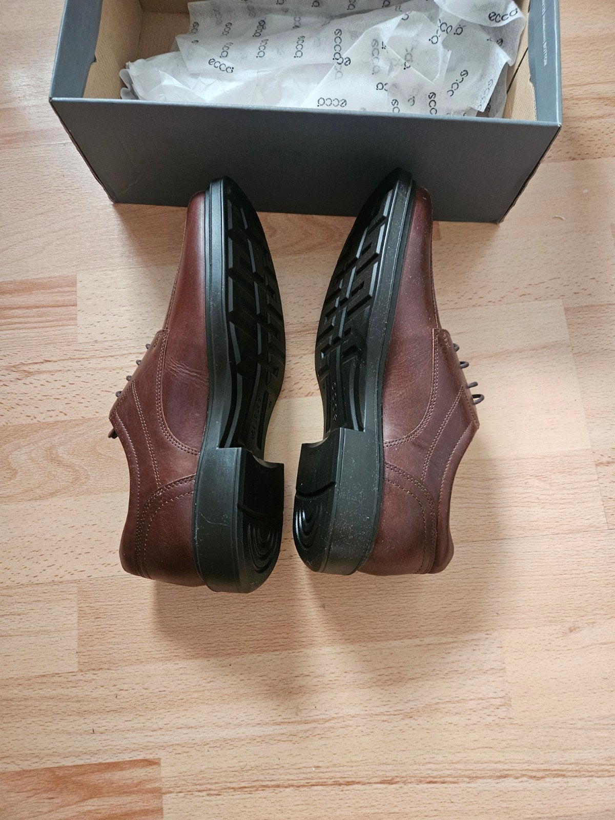 Nieuwe Ecco nette schoenen maat 42 in verpakking, Ophalen, Ecco, Bruin, Nieuw