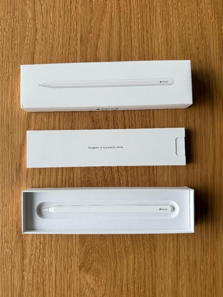 Apple Pencil 2e generatie — nieuwstaat, originele doos, Computers en Software, Apple iPads, Apple iPad, Wit, Zo goed als nieuw