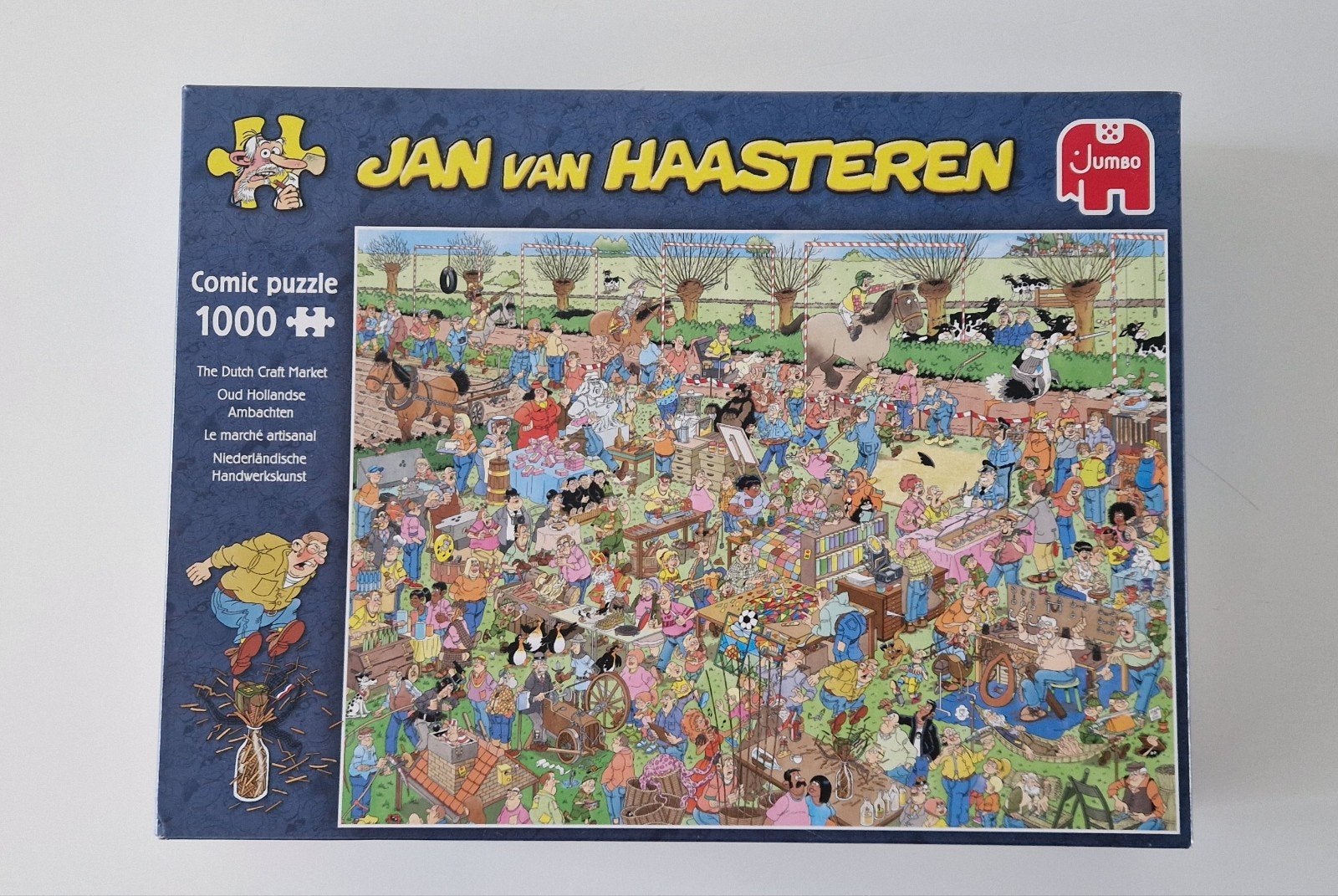 Jan van Haasteren Comic Puzzle - De Hollandse Ambachten, Ophalen, 500 t/m 1500 stukjes, Zo goed als nieuw