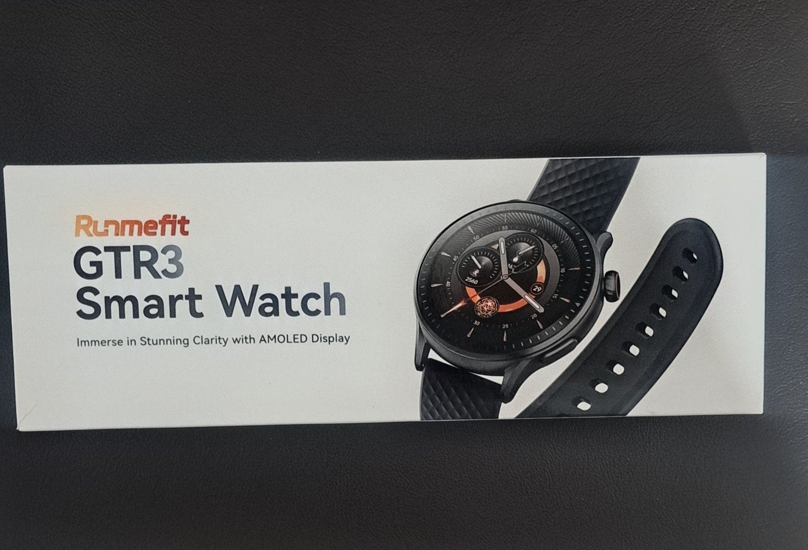 Runmefit GTR3 Smartwatch - Nieuw in doos, Zwart, Nieuw, Waterdicht, Android