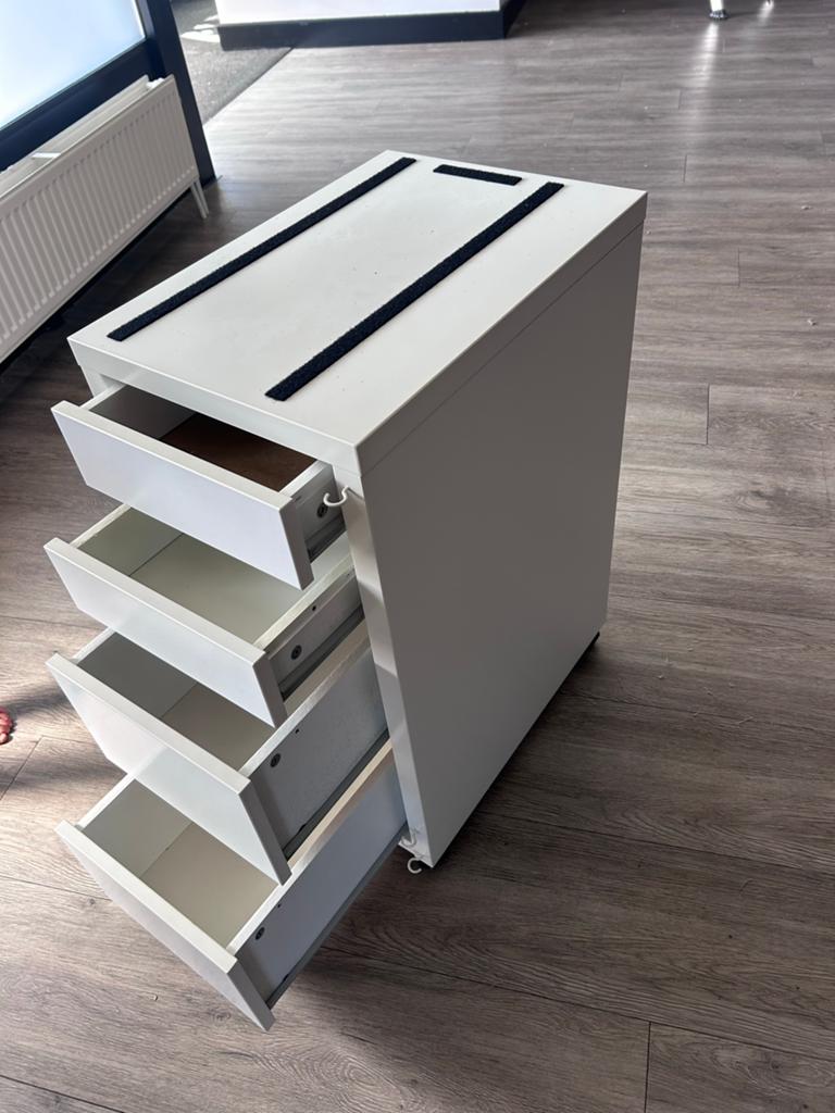 Ikea ladekast op wieltjes - Gebruikt, Ophalen, Minder dan 50 cm, Gebruikt, 3 of 4 laden
