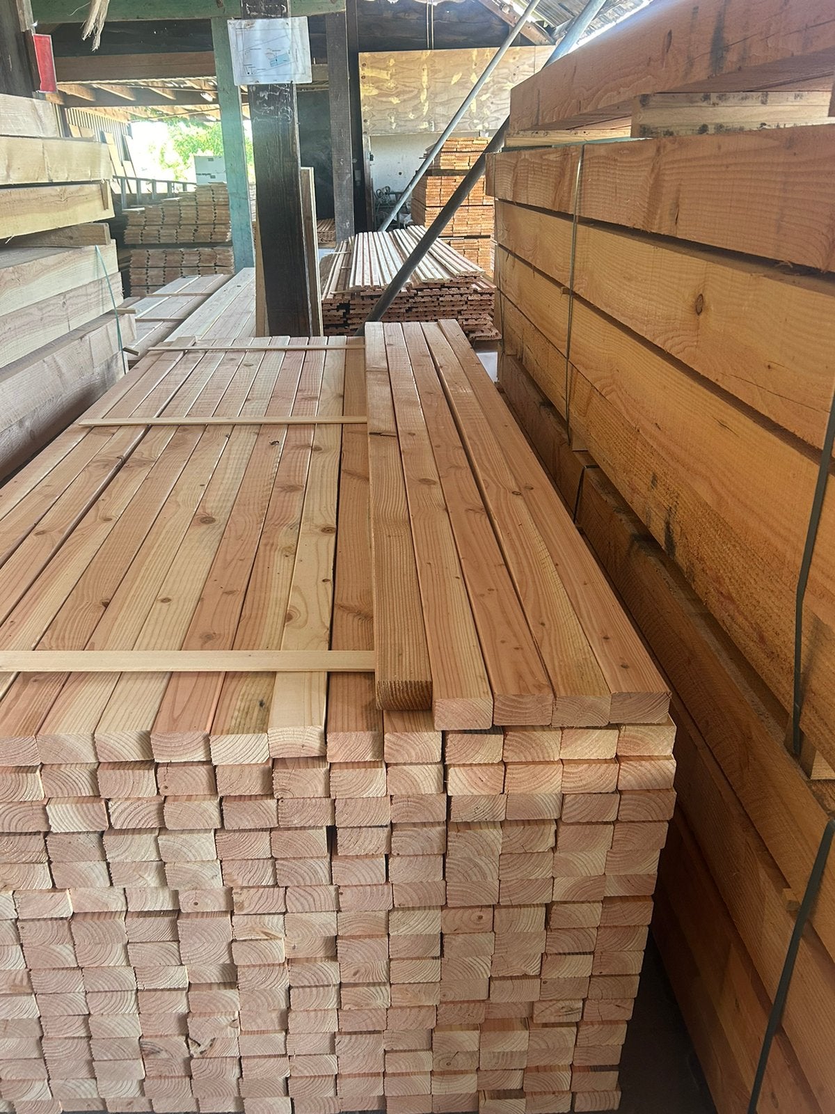 Douglas regel geschaafd 4.5x7x250/300 cm, Ophalen of Verzenden, Nieuw, 250 cm of meer, Planken