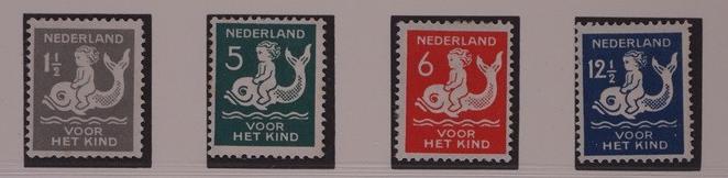 Nederland nvph 225 - 228 (ongebr), Verzenden, T/m 1940, Postfris