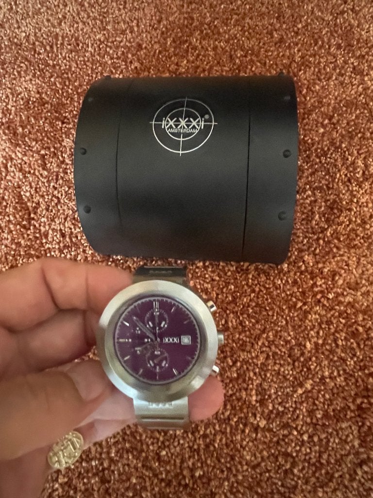 Ixxxi horloge limited edition, Overige merken, Staal, Staal, Polshorloge
