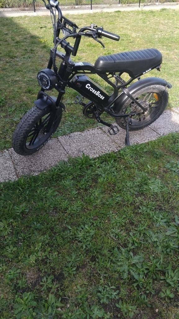 Fatbike La Souris Crossboss V20 Pro zwart, Ophalen of Verzenden