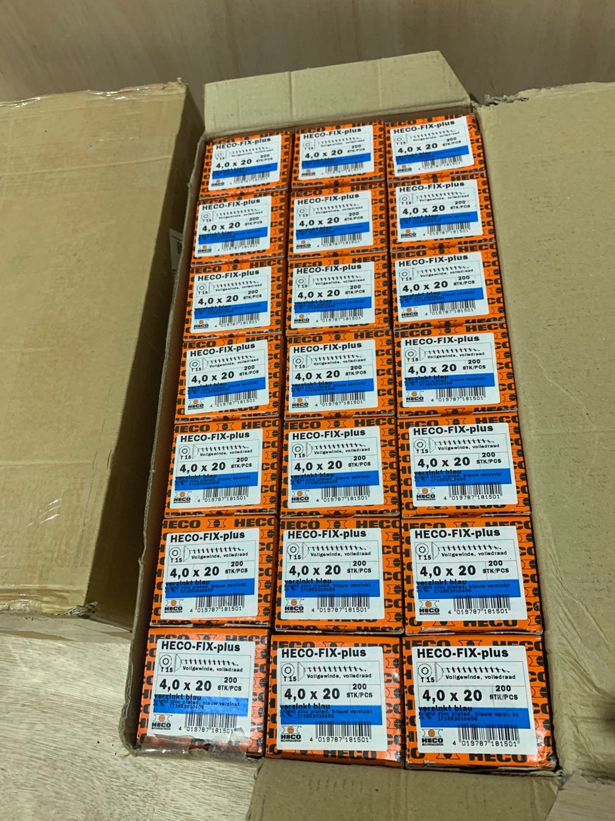 Heco Fix schroeven 3,5x30 4x20 en 4x30 GROTE VOORRAAD, Heco, Heco, Schroeven, Nieuw