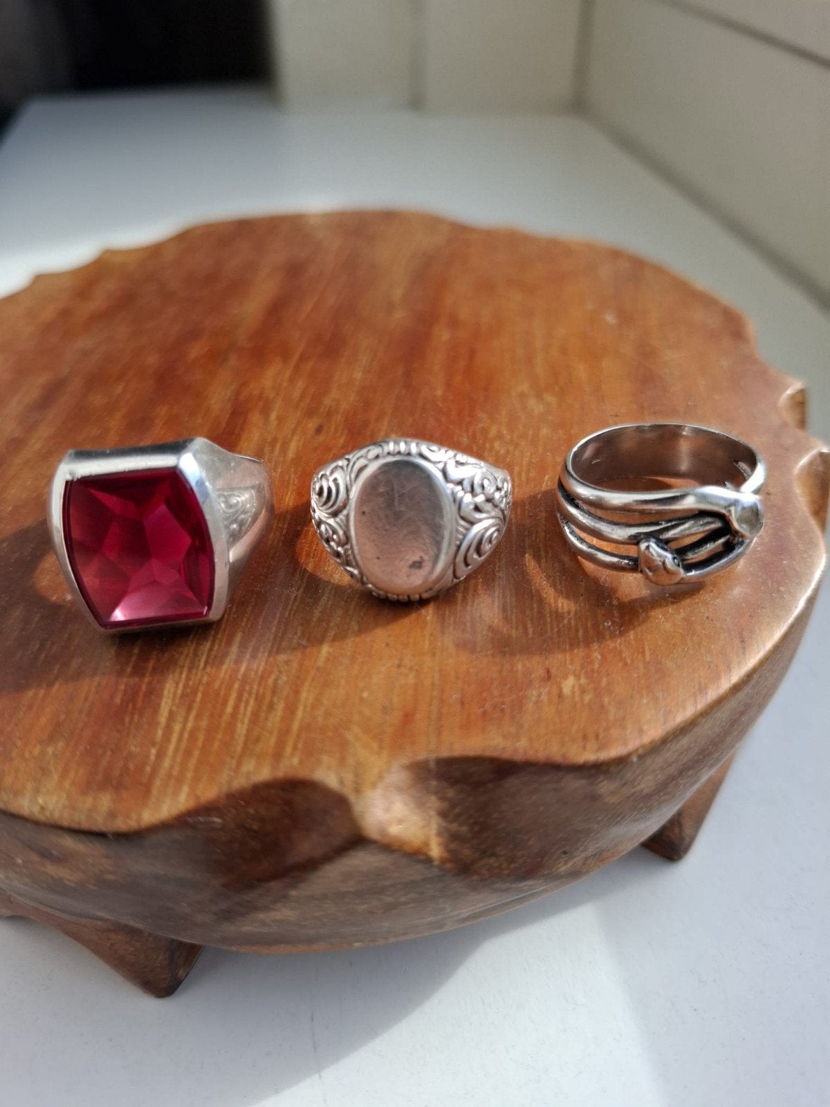 zilveren ringen., Ophalen of Verzenden, Zilver