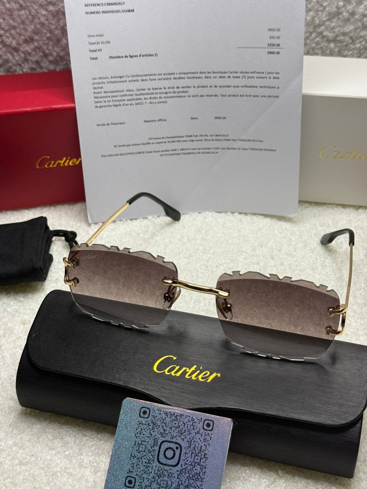 Cartier Diamond cut Bril, Ophalen of Verzenden, Zo goed als nieuw, Overige merken