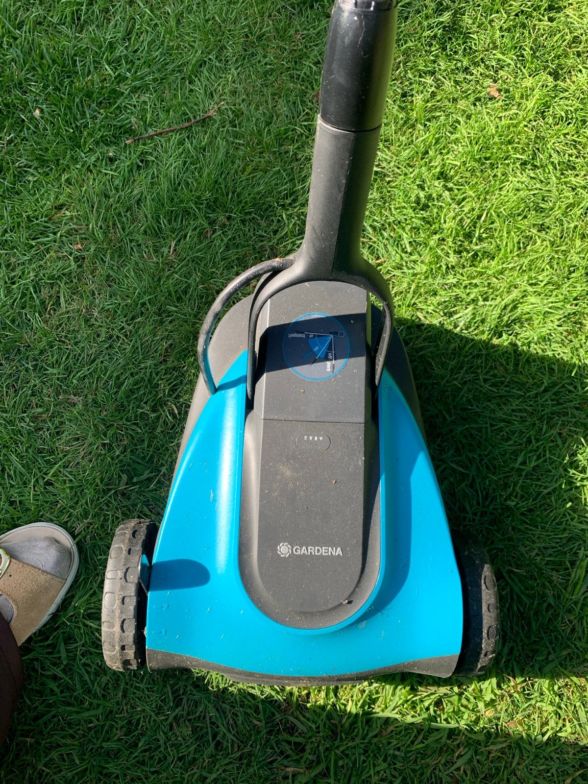 Gardena Accu Grasmaaier compleet, Ophalen, Cirkelmaaier, Gebruikt, Minder dan 30 cm
