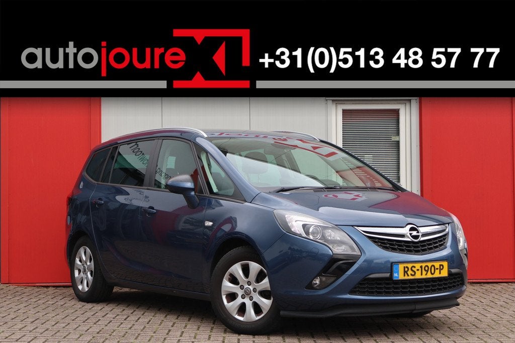 Opel Zafira Tourer 1.6 CDTI Edition 7p. (bj 2016), Auto's, Opel, Gebruikt, 4 cilinders, Blauw, 7 stoelen