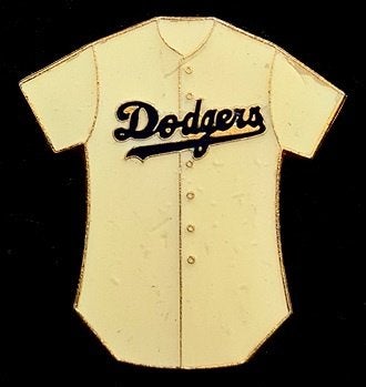 Dodgers shirt pin, Verzenden, Nieuw, Sport, Speldje of Pin