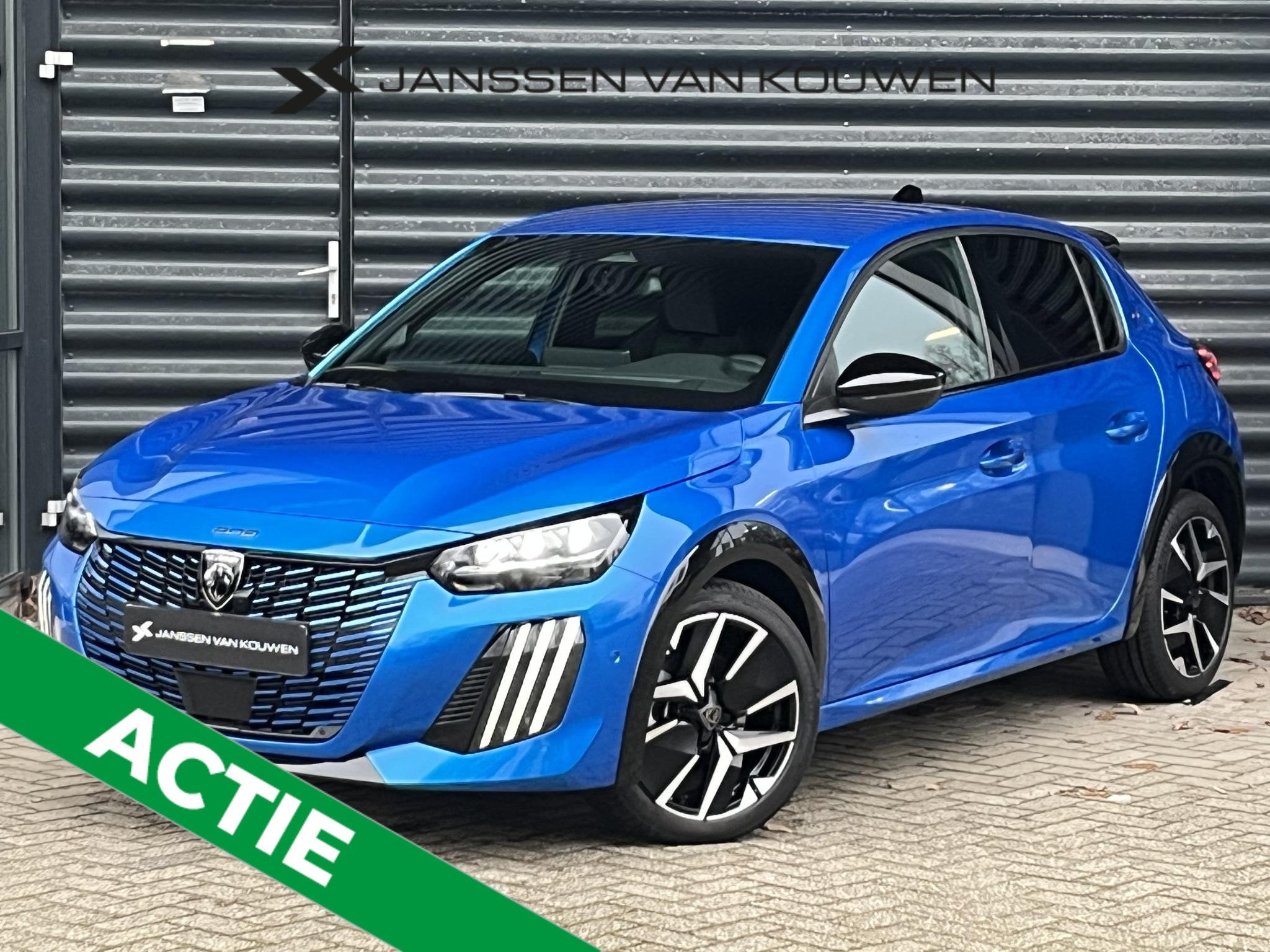 Peugeot 208 1.2 Hybrid 145 e-DCS6 GT / Voordeel / 2+6 Jaar g, Auto's, 1203 kg, 1199 cc, Blauw, Leder en Stof