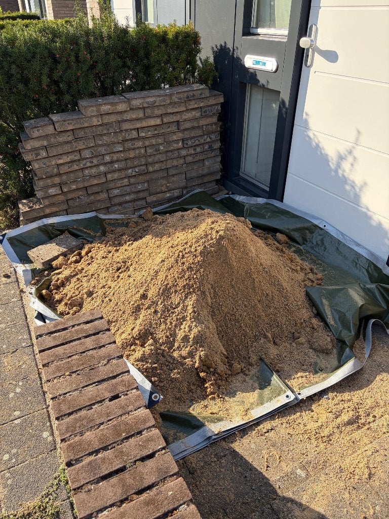 Stoeptegels  1m90 x 1m90 (gratis afhalen), Ophalen, Gebruikt, Klinkers, Minder dan 5 m²