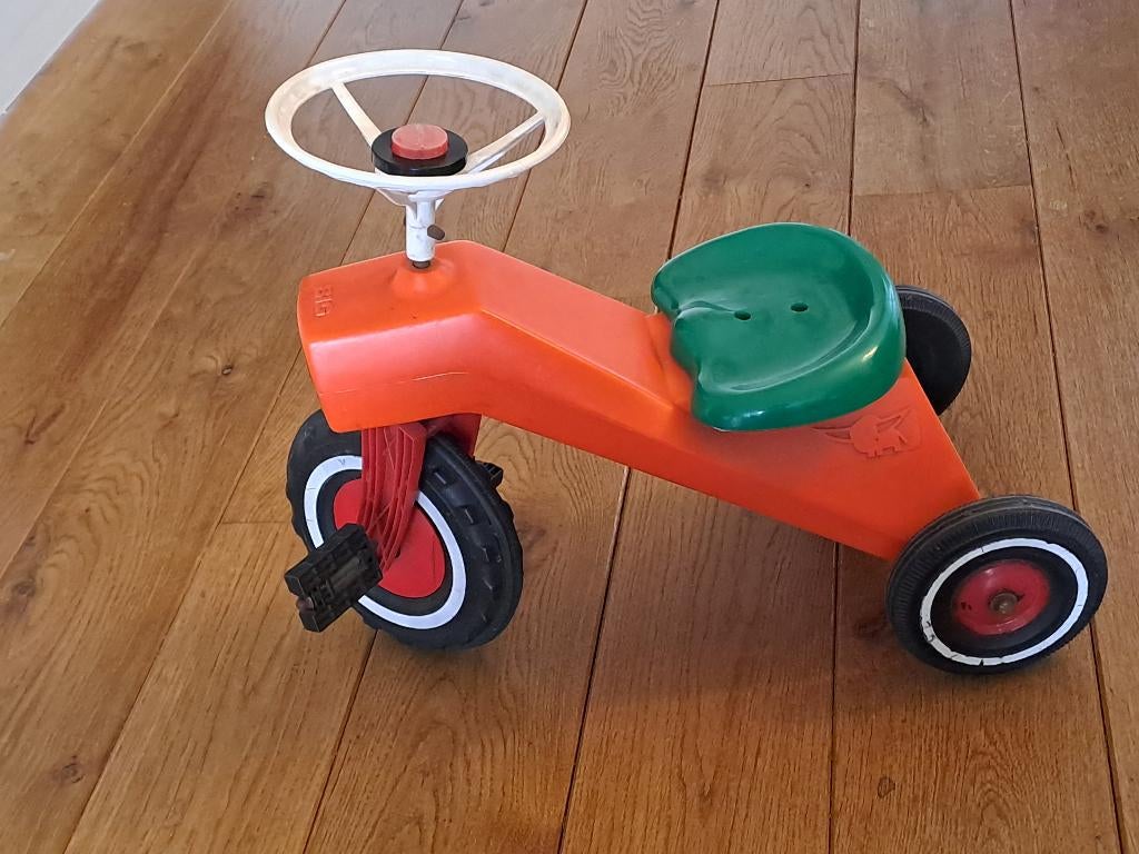 Vintage Kunststof driewieler tractor BIG, Ophalen, Gebruikt, Overige merken