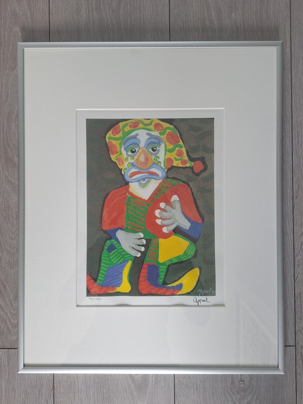 Prachtige zeefdruk van het werk Il Pagliacci van Karel Appel, Ophalen of Verzenden