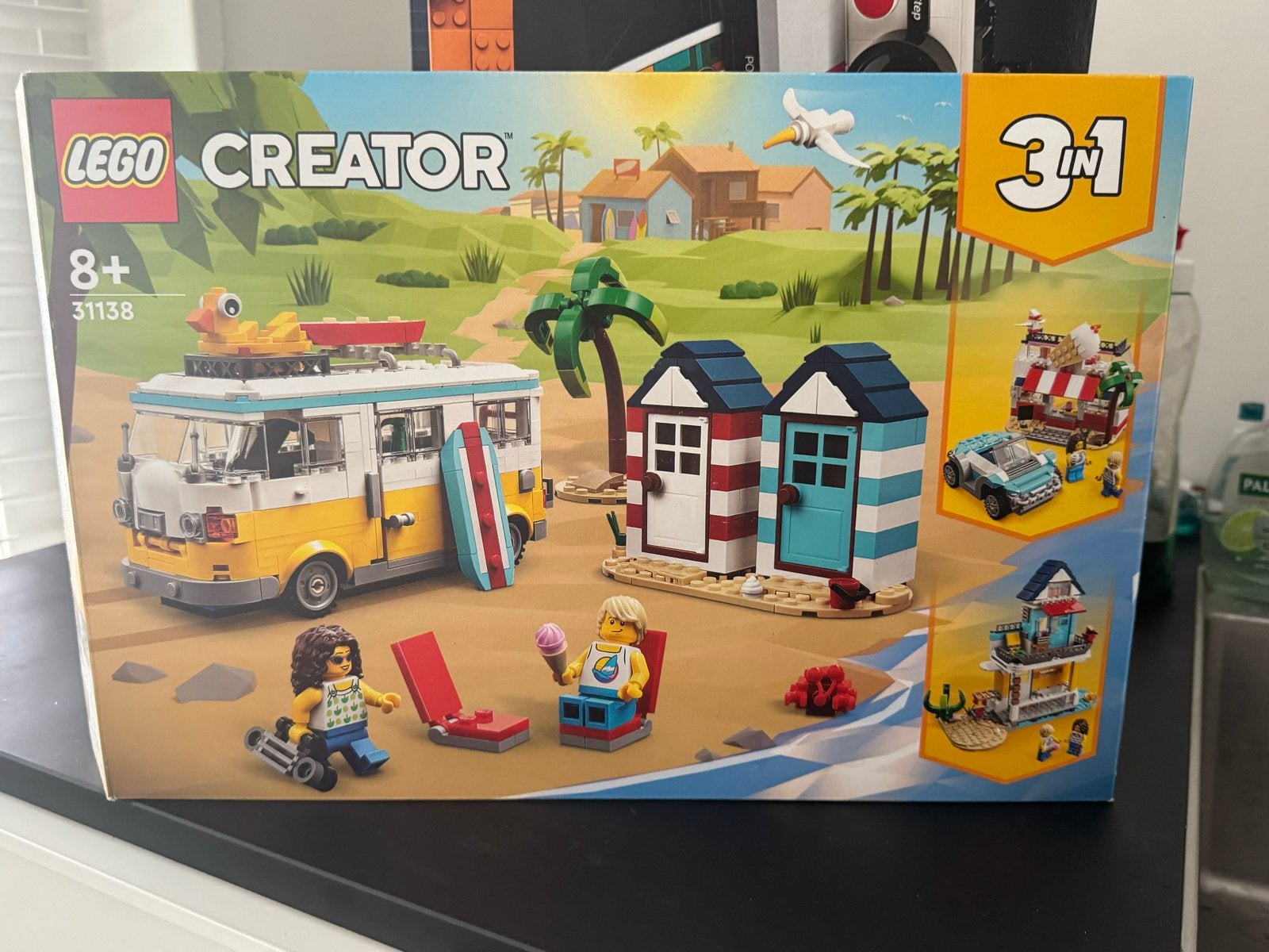 LEGO Creator 3-in-1 Strandcamper (31138), Ophalen, Lego, Zo goed als nieuw, Compleet