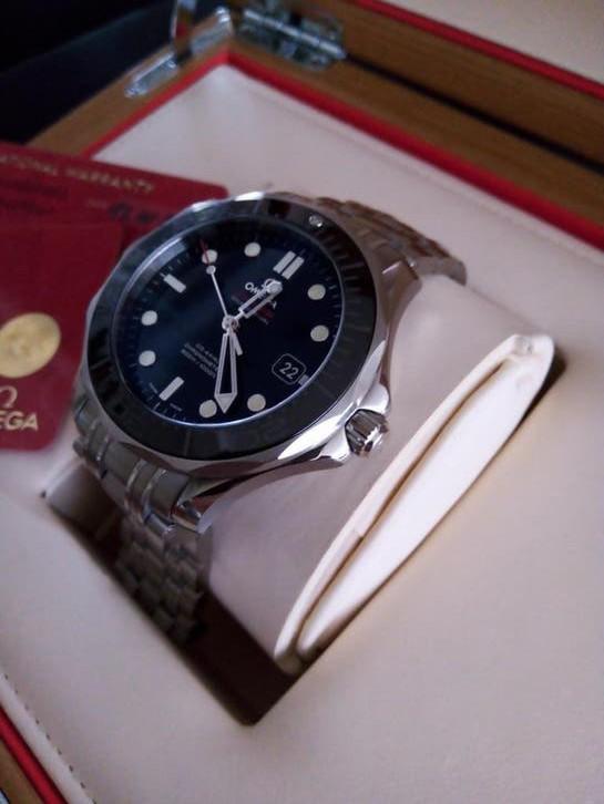 Omega Seamaster professional diver 300m, Sieraden, Tassen en Uiterlijk, Horloges | Heren, Ophalen, Staal, Staal, Polshorloge