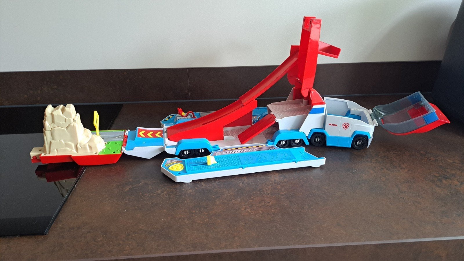 Paw Patroller vrachtauto met speelfuncties, Ophalen, Gebruikt